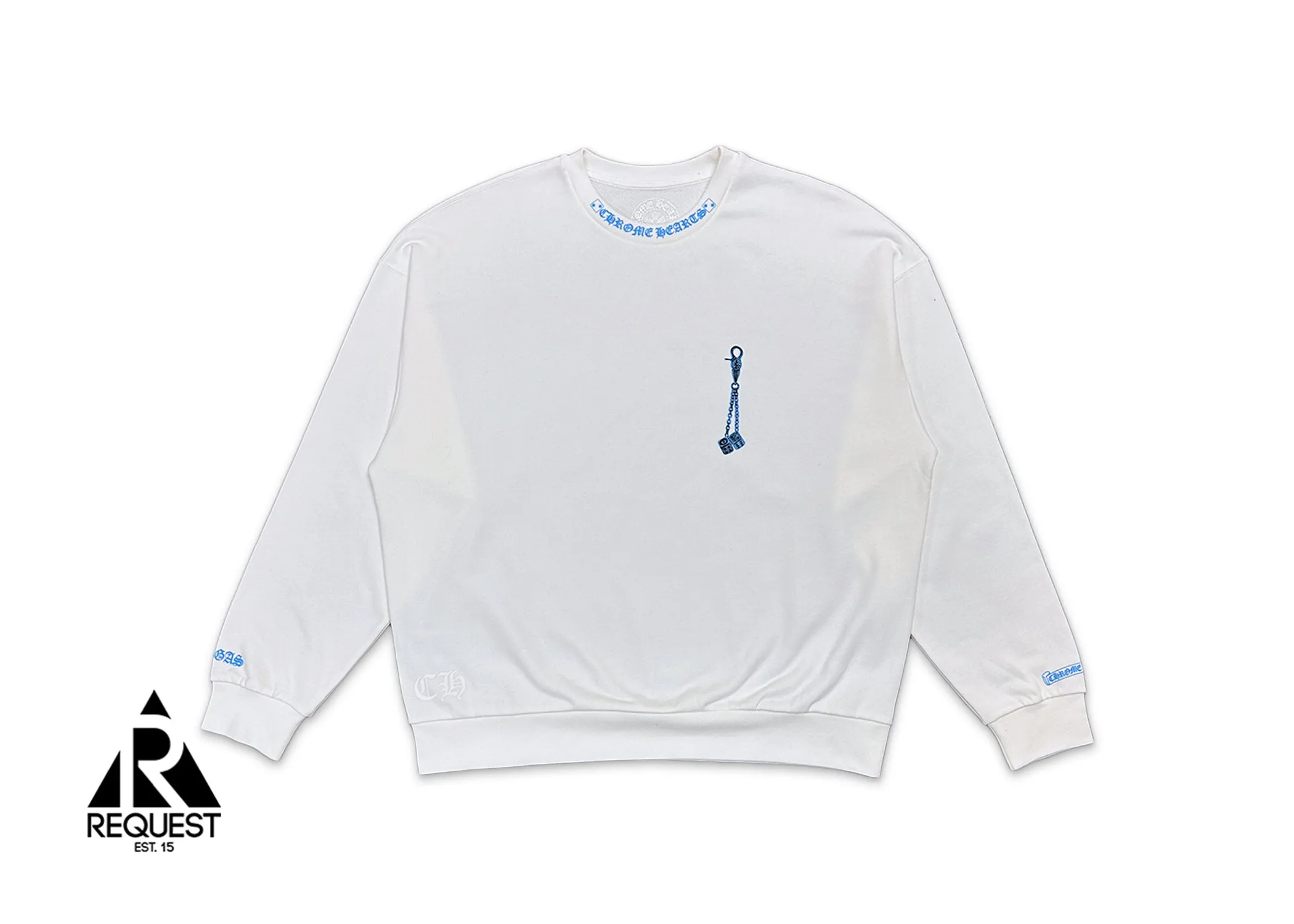 Las Vegas Exclusive Dice Crewneck "White"