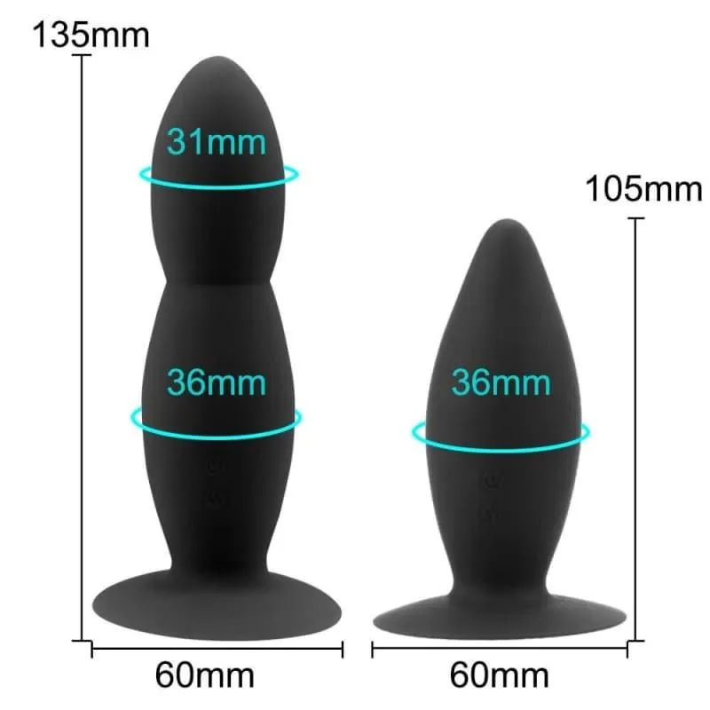 Le Plug Anal Vibrant bleu simple