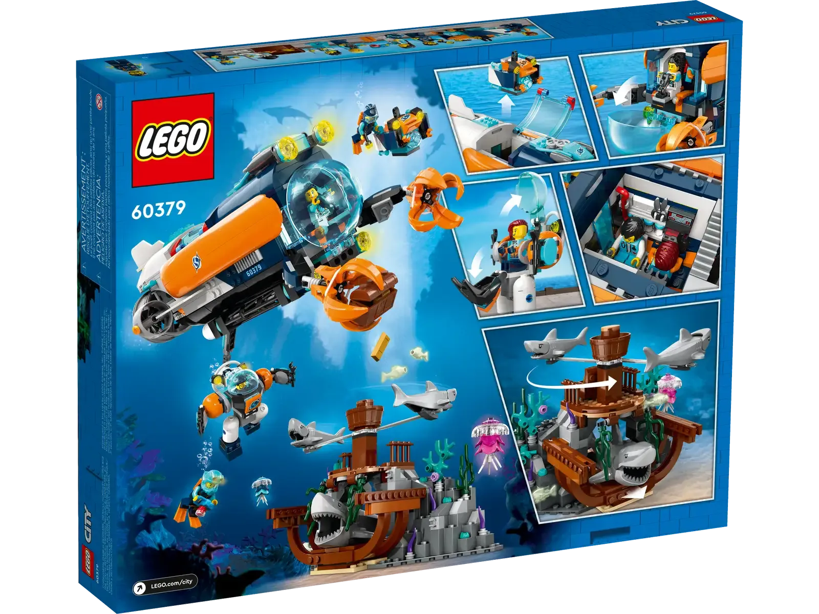 Lego City Deep-Sea Explorer Submarine (60379)
