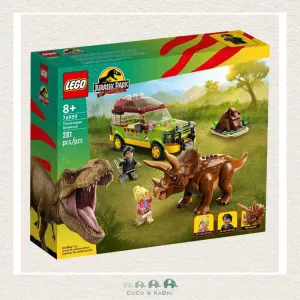 LEGO® Jurassic Park Triceratops Research Building Toy Set