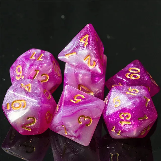 Level Up Dice | Pink Cosmic Candy