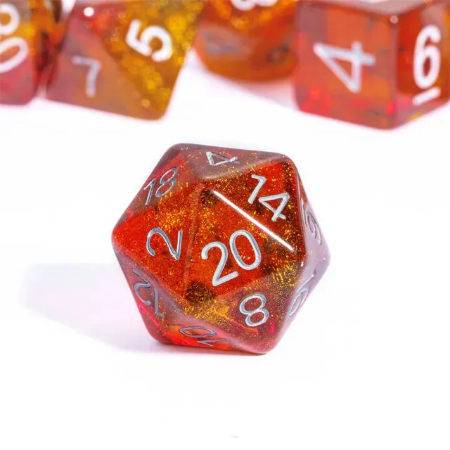 Level Up Dice | Twin Colours | Red Yellow