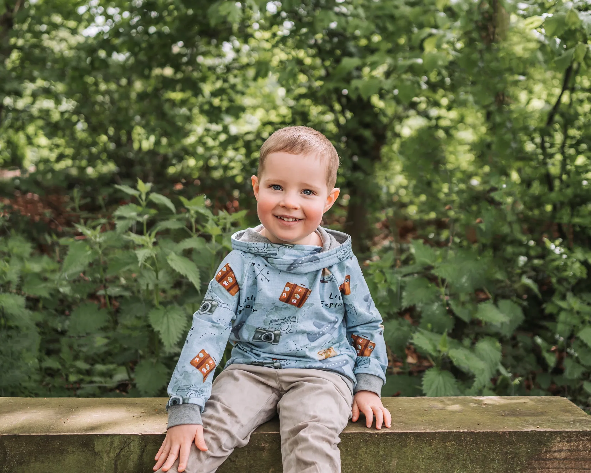 Little Explorer Hoodie - Blue