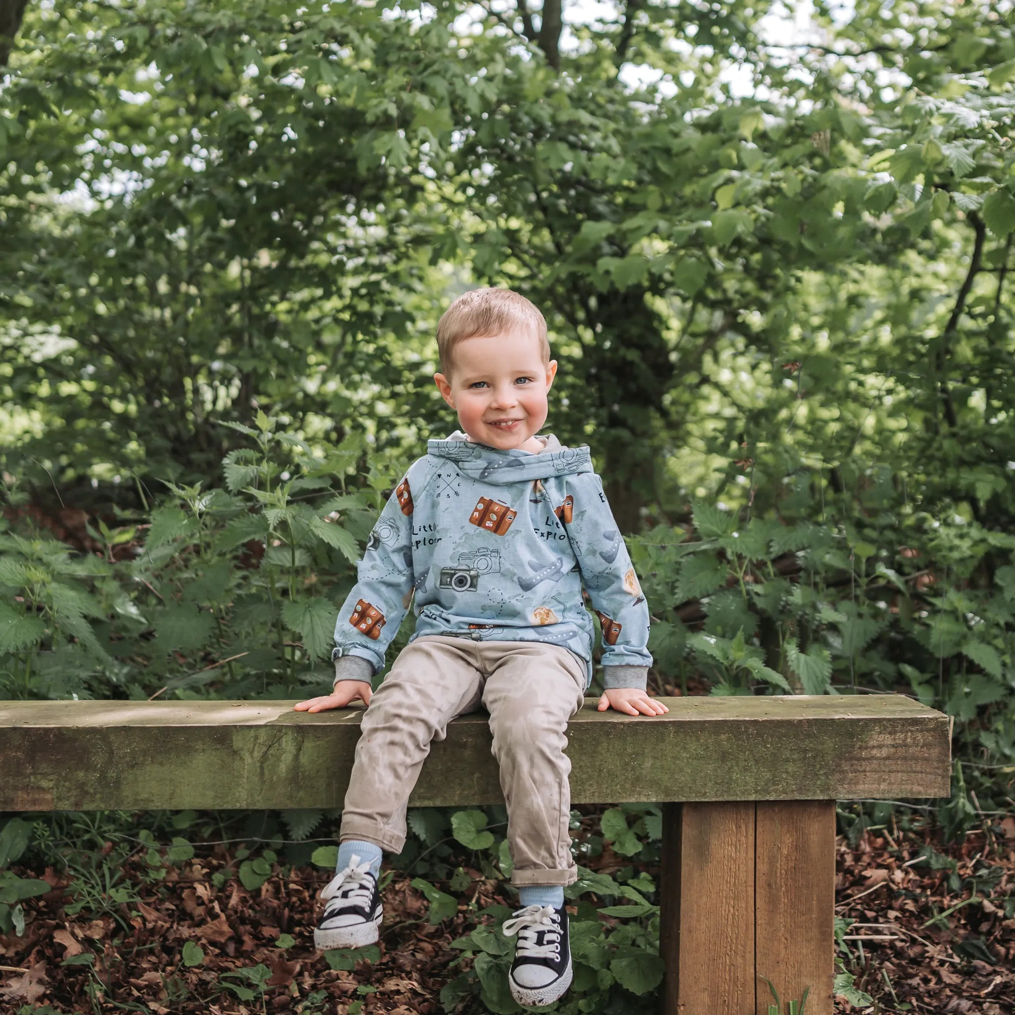 Little Explorer Hoodie - Blue