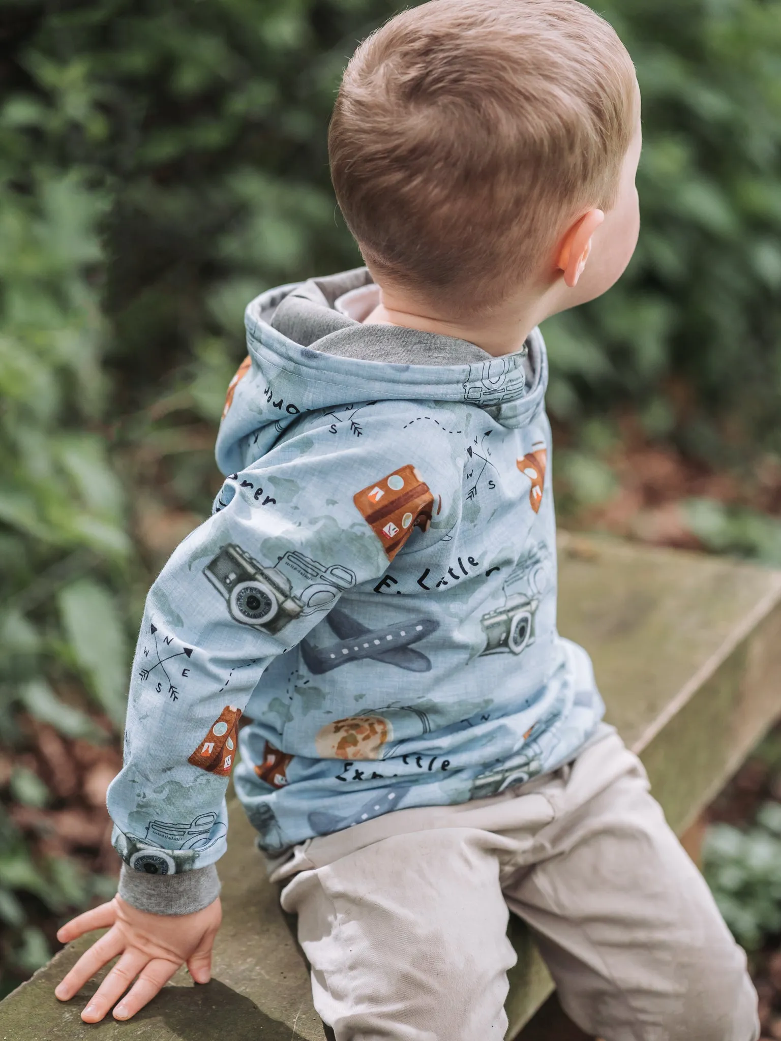 Little Explorer Hoodie - Blue