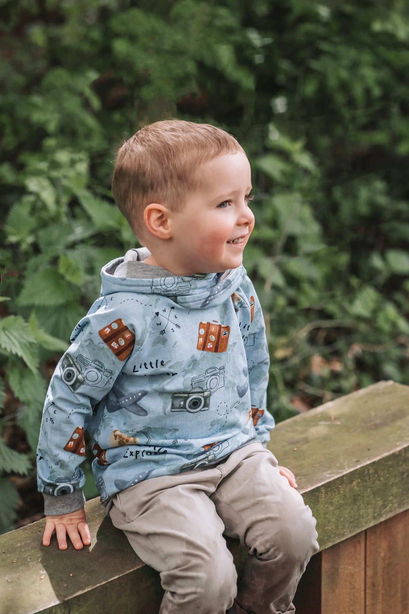 Little Explorer Hoodie - Blue