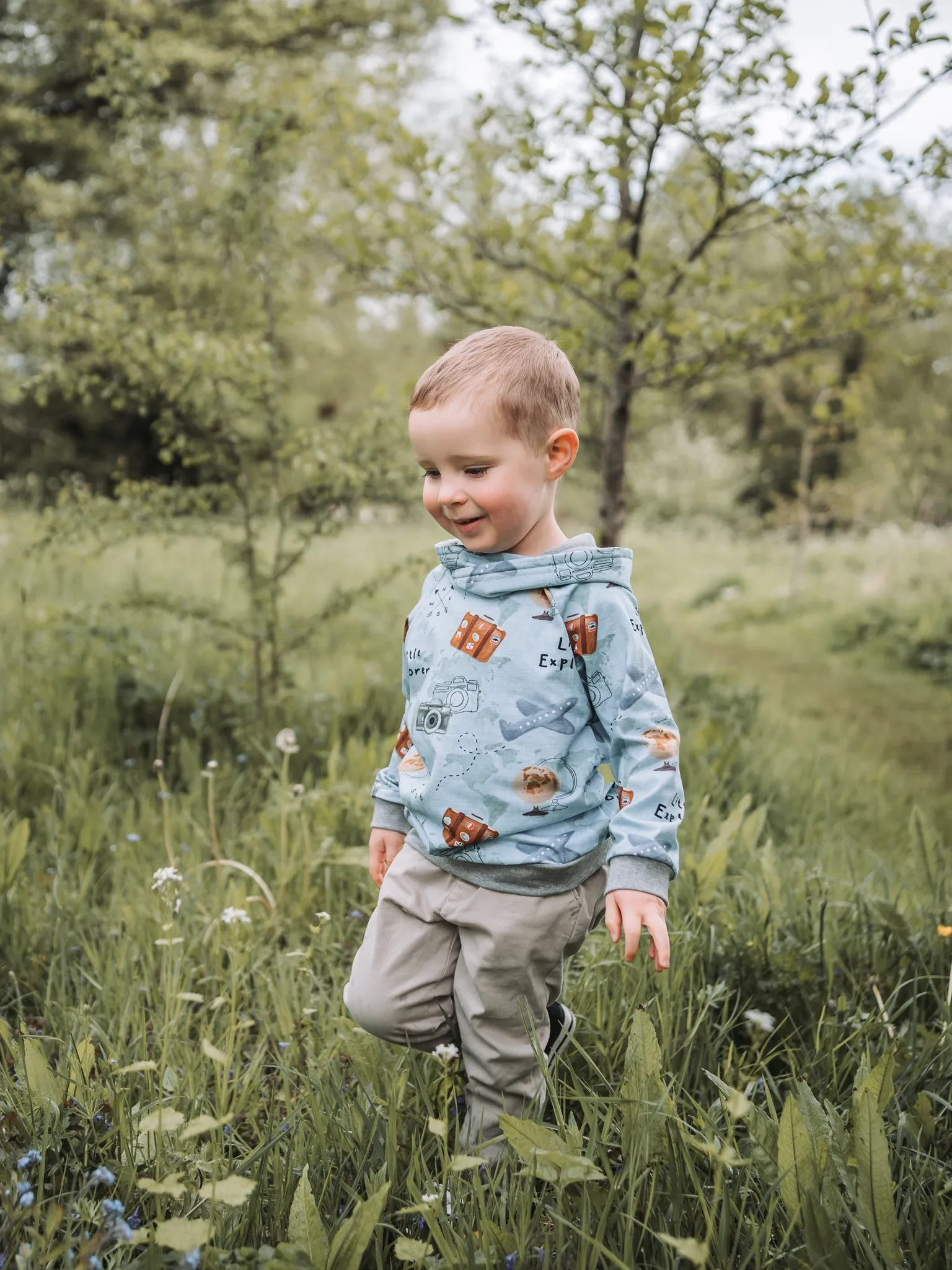 Little Explorer Hoodie - Blue