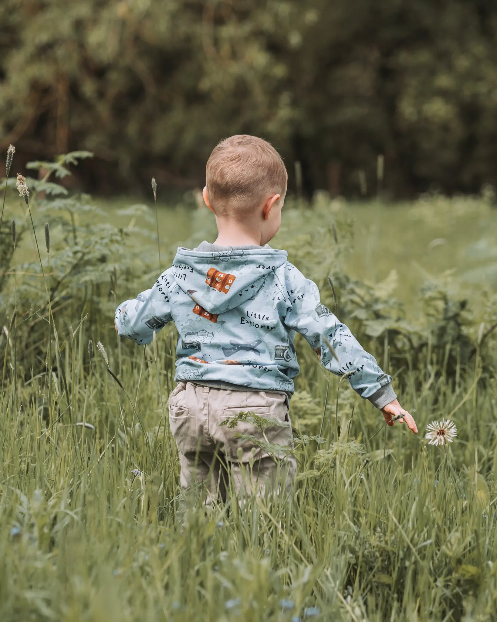 Little Explorer Hoodie - Blue