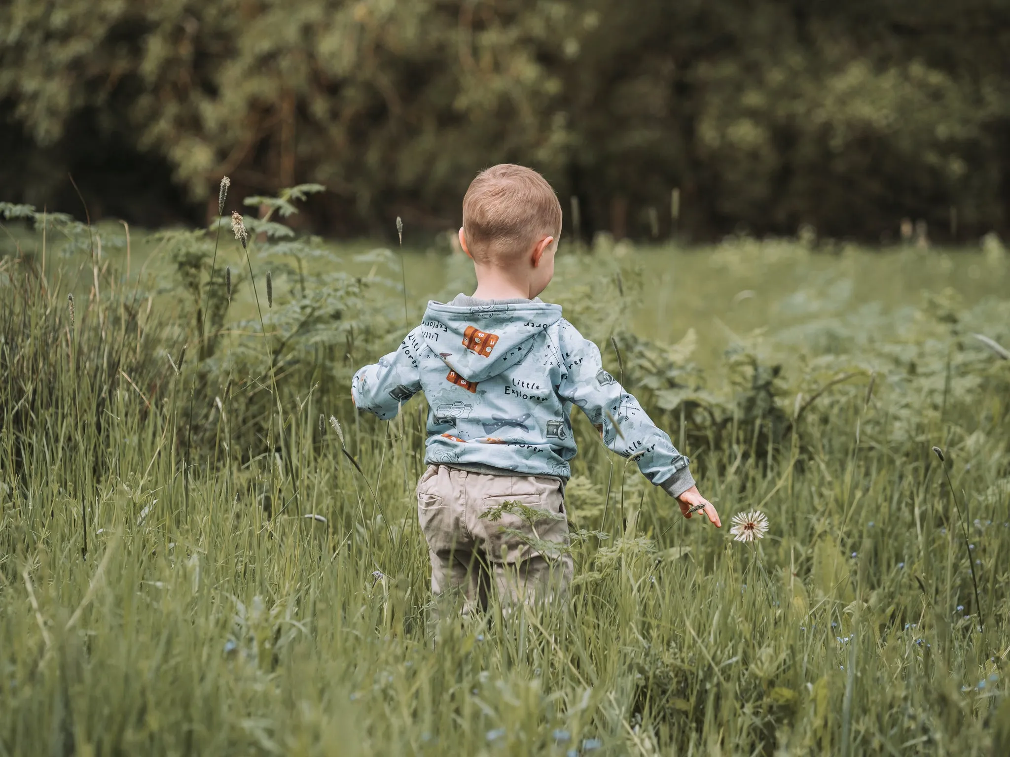 Little Explorer Hoodie - Blue