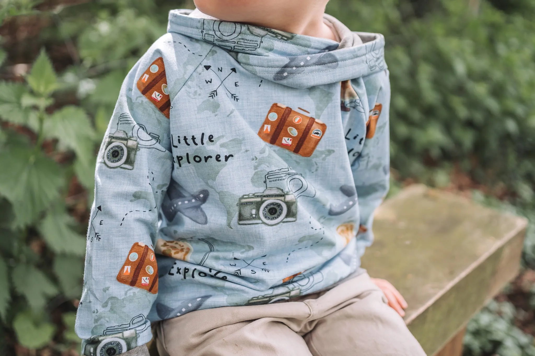 Little Explorer Hoodie - Blue