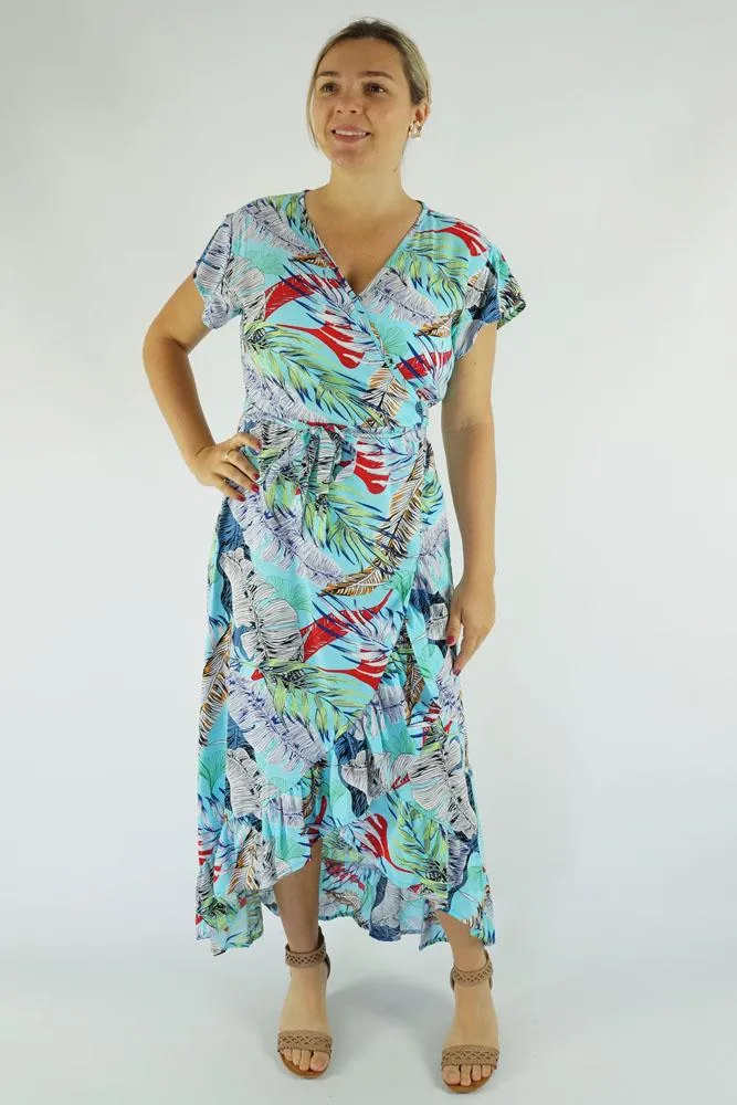 Long Wrap Dress "Wilderness"