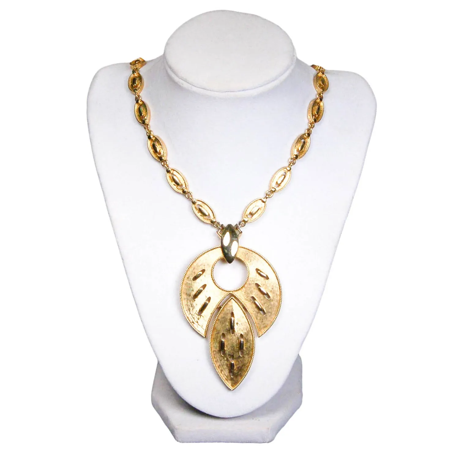Lotus Leaf Statement Necklace