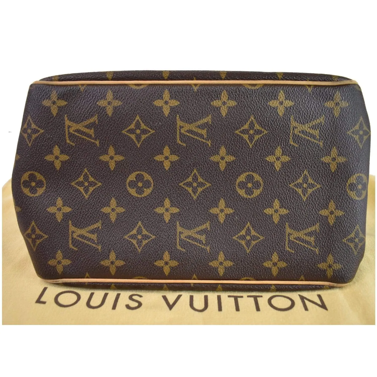 LOUIS VUITTON Batignolles Vertical Monogram Canvas Tote Bag Brown - 25% OFF