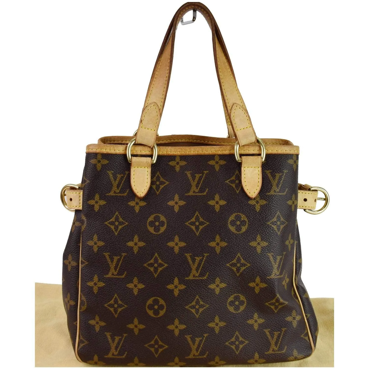 LOUIS VUITTON Batignolles Vertical Monogram Canvas Tote Bag Brown - 25% OFF