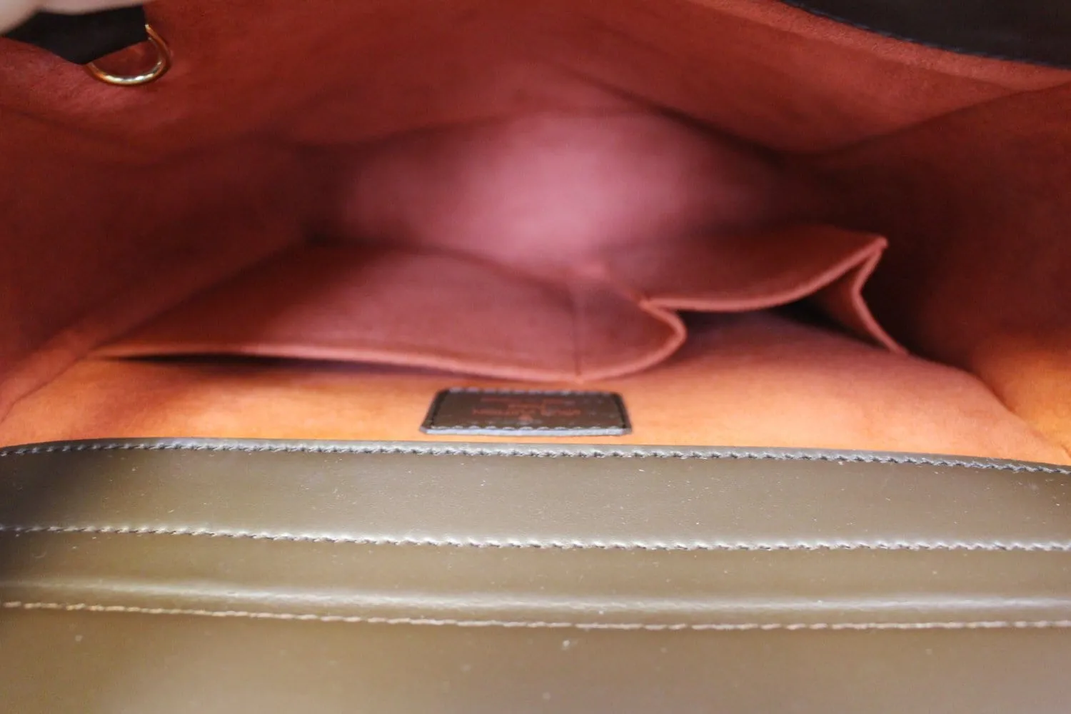 LOUIS VUITTON Damier Ebene Sarria Seau Tote Bag