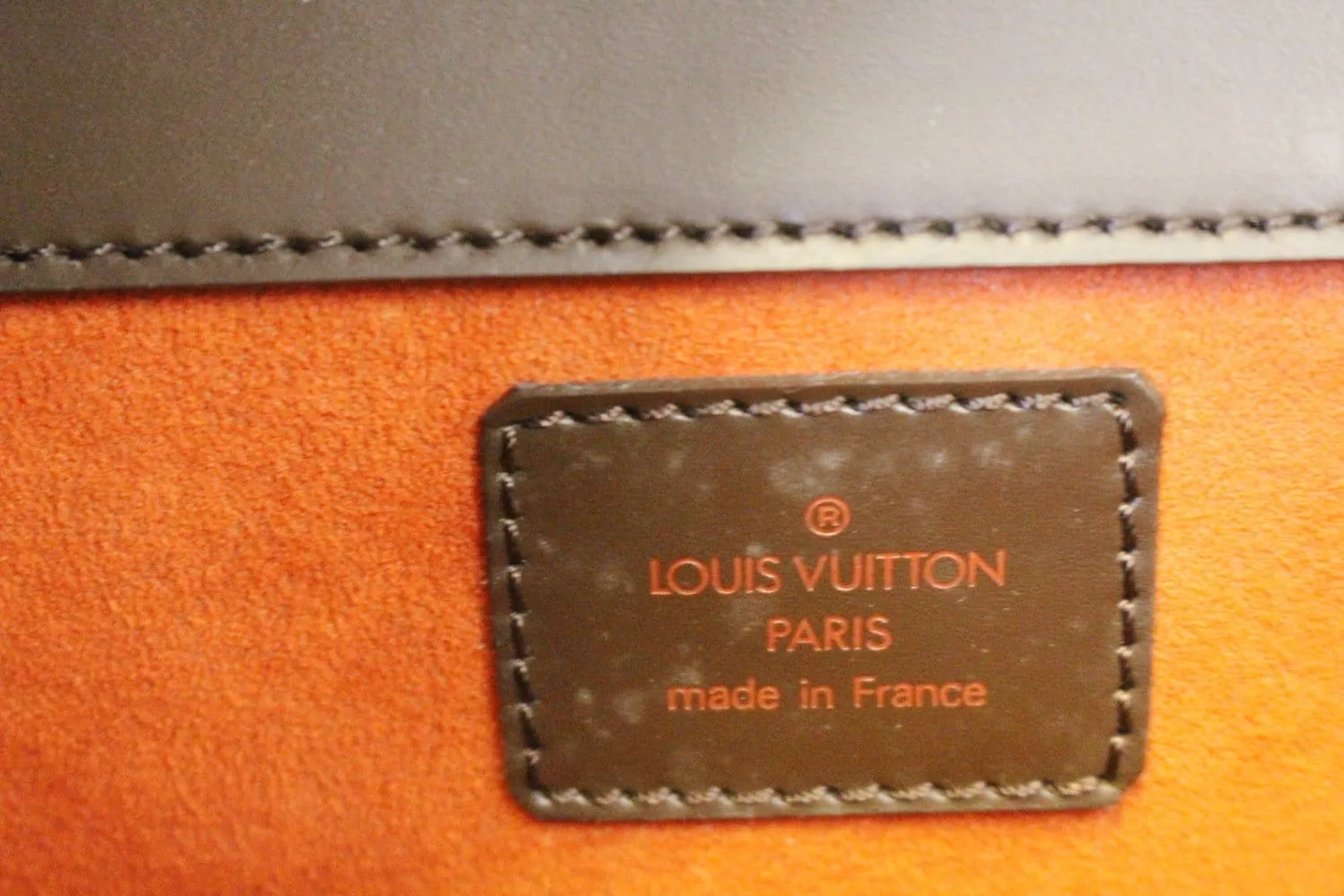 LOUIS VUITTON Damier Ebene Sarria Seau Tote Bag