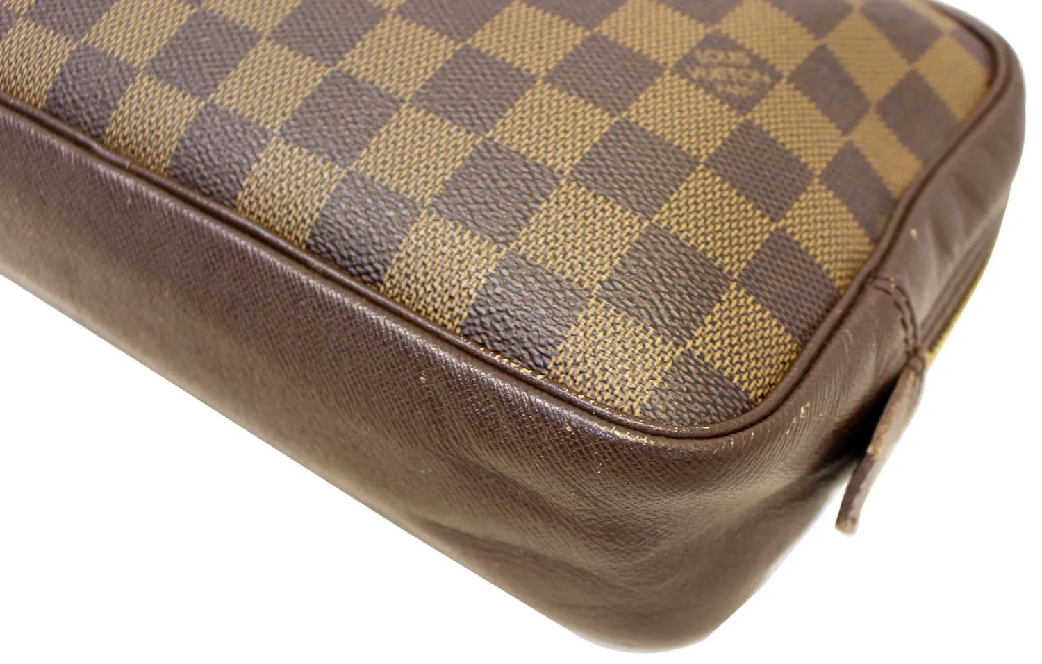 LOUIS VUITTON Damier Ebene Trousse Toilette Cosmetic Pouch - Sale