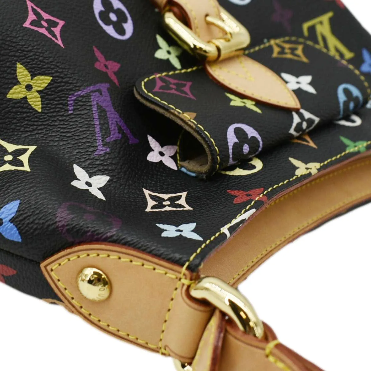 LOUIS VUITTON Eliza  Monogram Multicolor Shoulder Bag Black