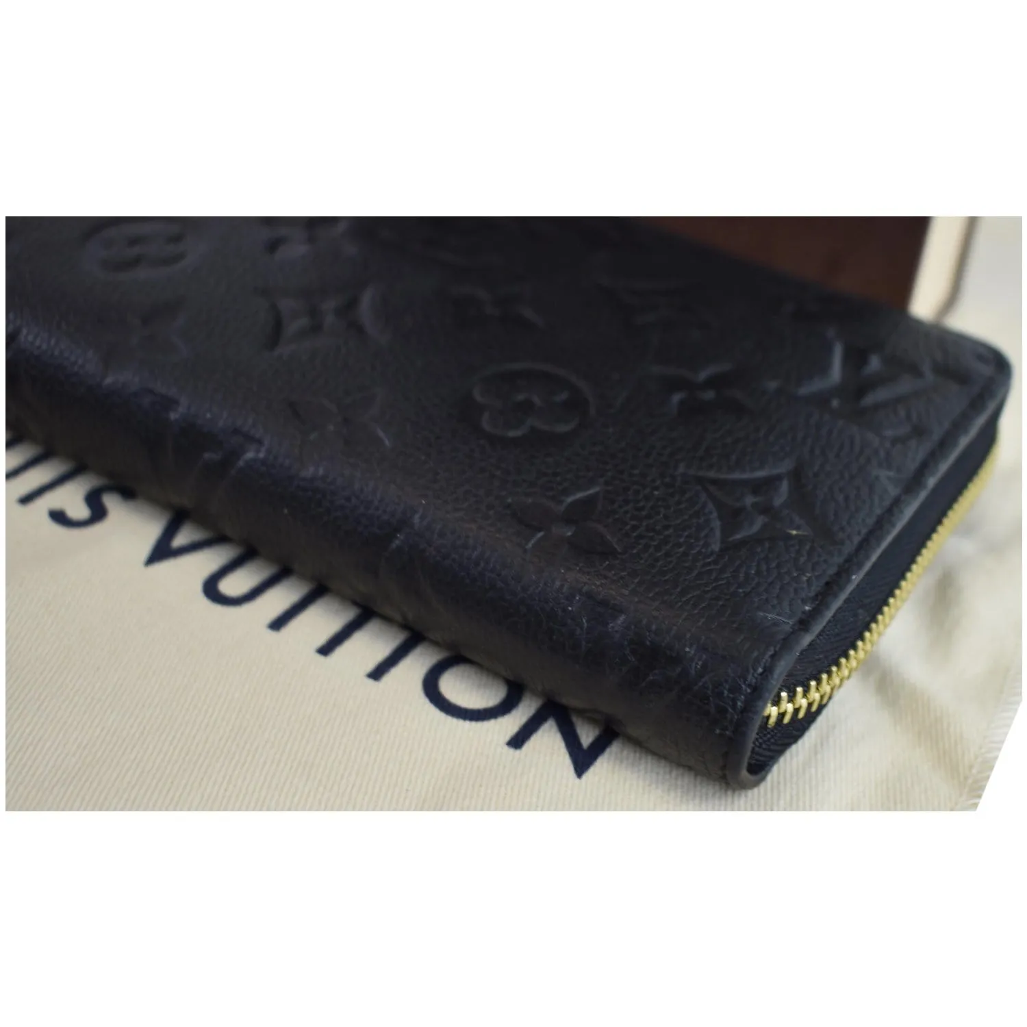 LOUIS VUITTON Empreinte Portefeuille Secret Wallet Black