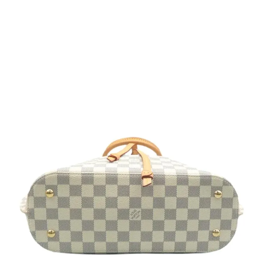 LOUIS VUITTON Girolata Damier Azur Shoulder Bag White