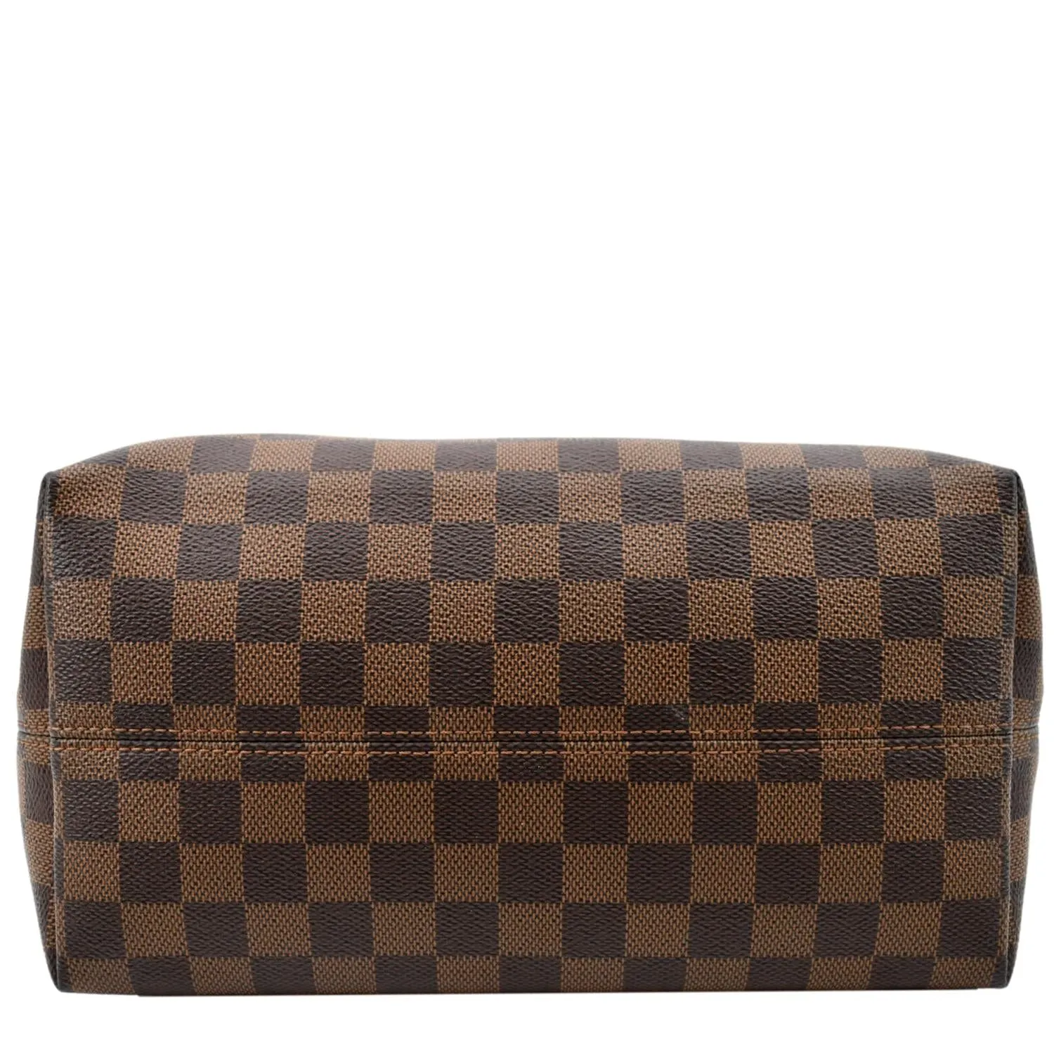 LOUIS VUITTON Iena PM Damier Ebene Tote Bag Brown