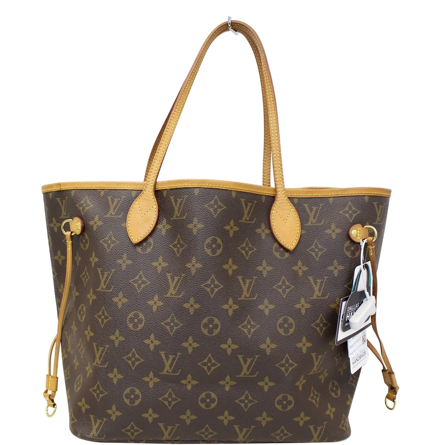 LOUIS VUITTON Monogram Canvas Neverfull MM Brown Tote Bag