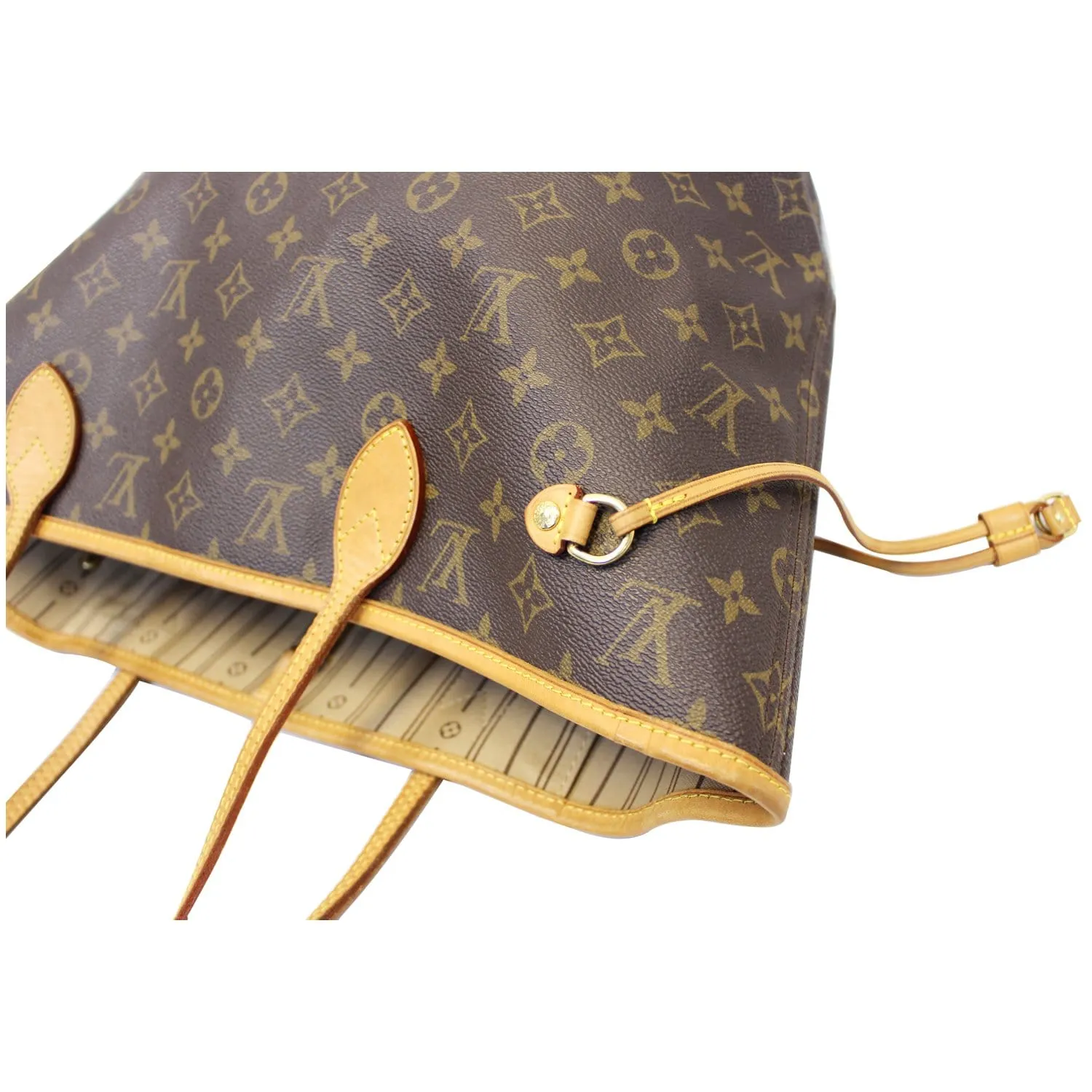 LOUIS VUITTON Monogram Canvas Neverfull MM Brown Tote Bag