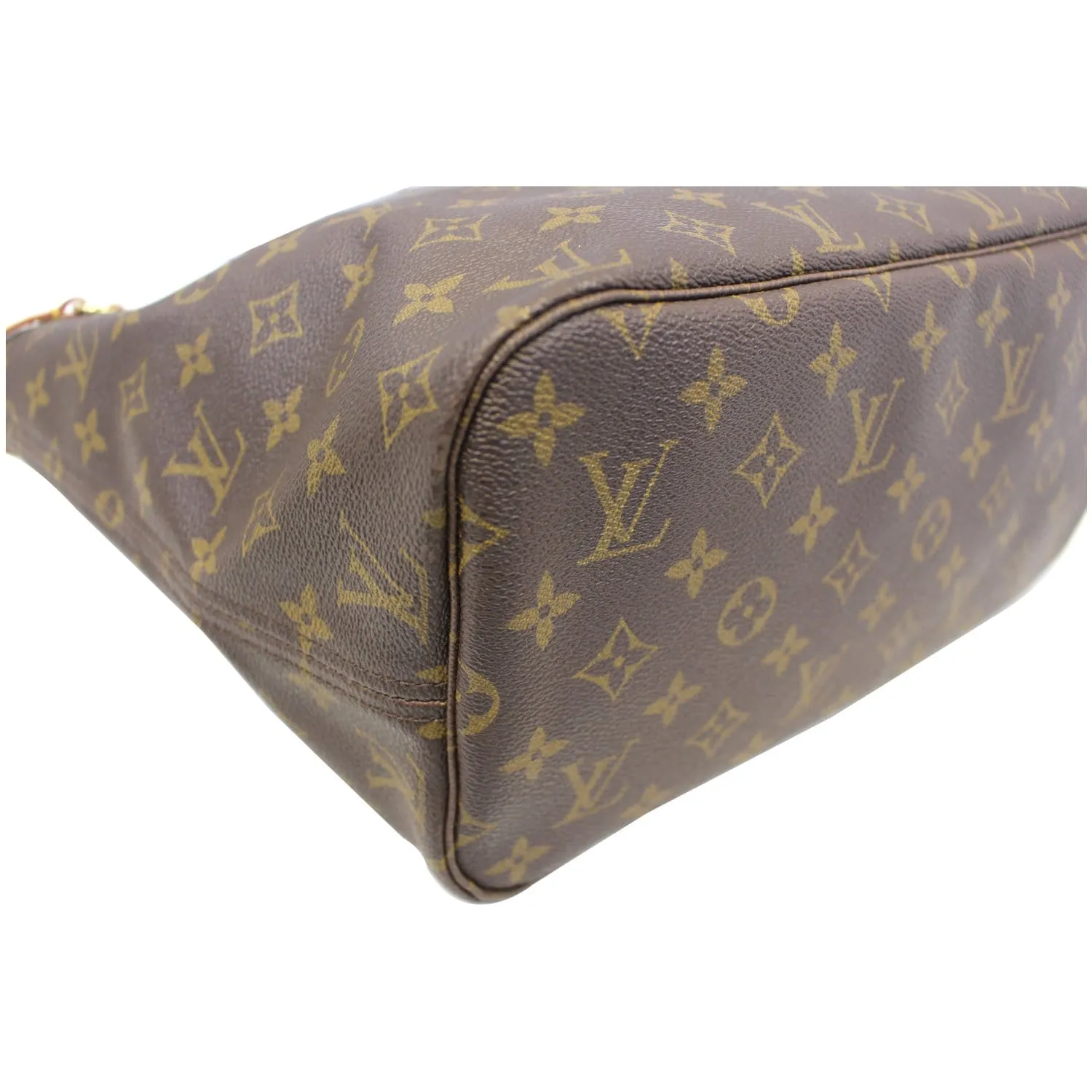 LOUIS VUITTON Monogram Canvas Neverfull MM Brown Tote Bag