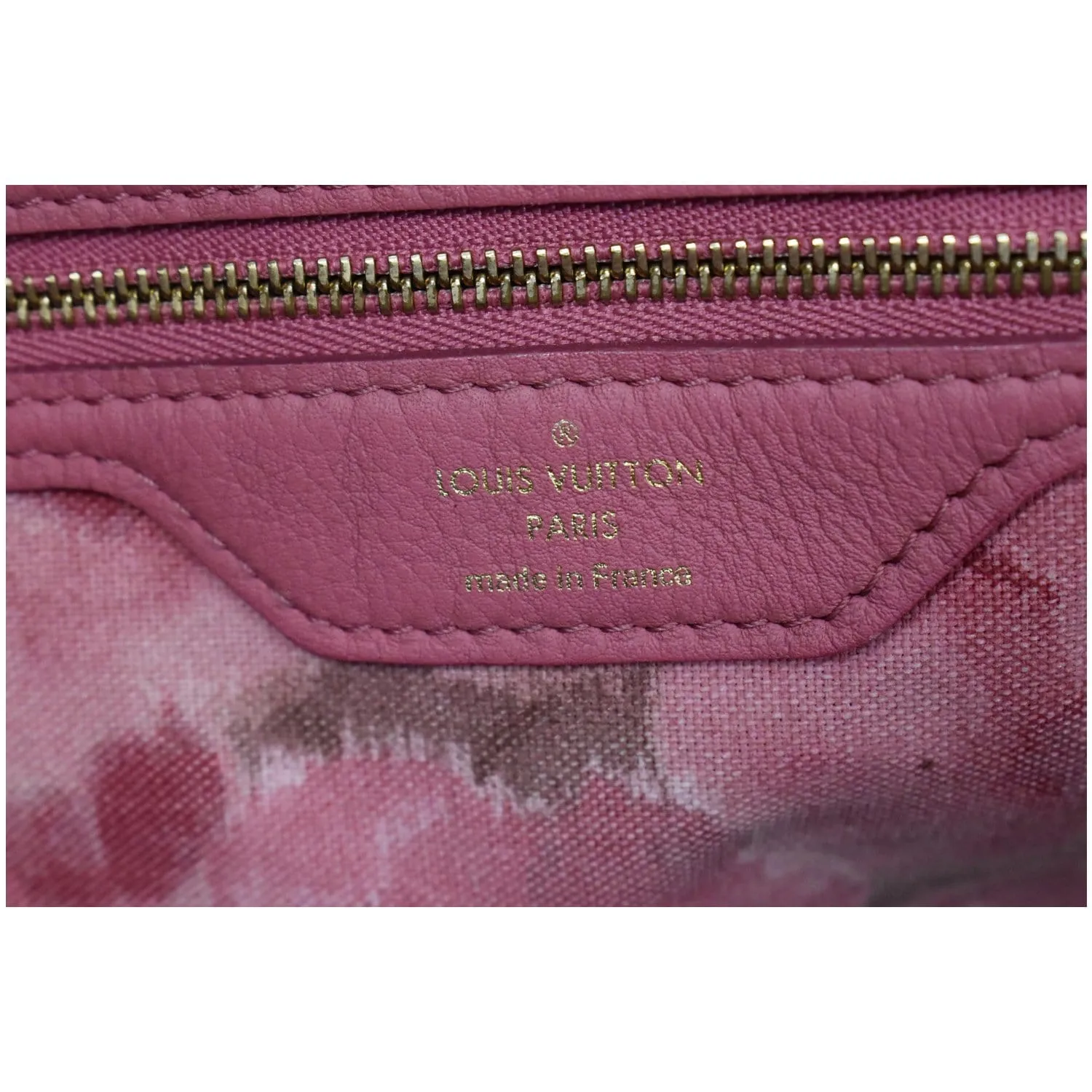 LOUIS VUITTON Neverfull GM Limited Edition Monogram Ikat Tote Bag Rose Velours