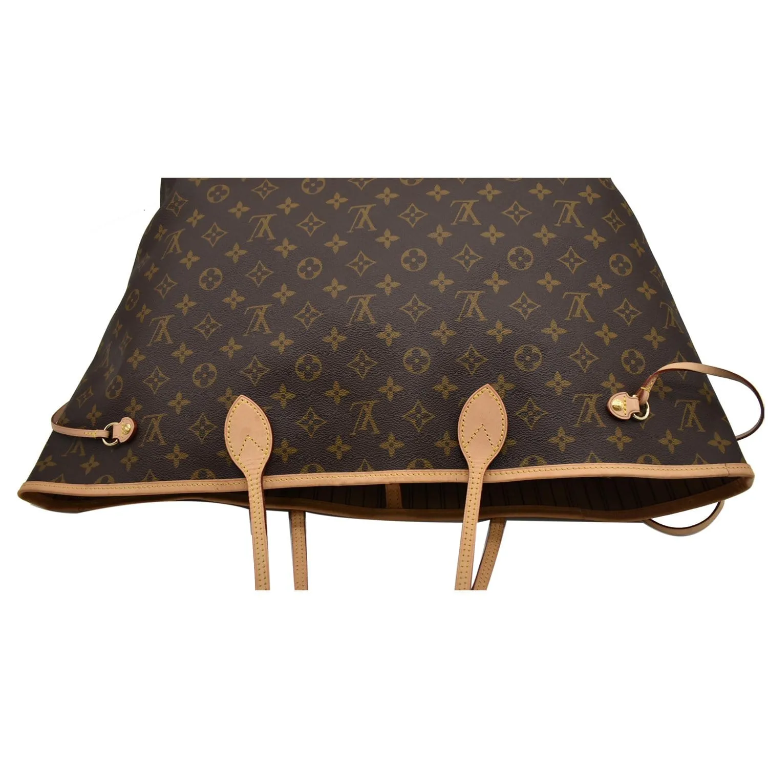 LOUIS VUITTON Neverfull GM Monogram Canvas Tote Bag Brown