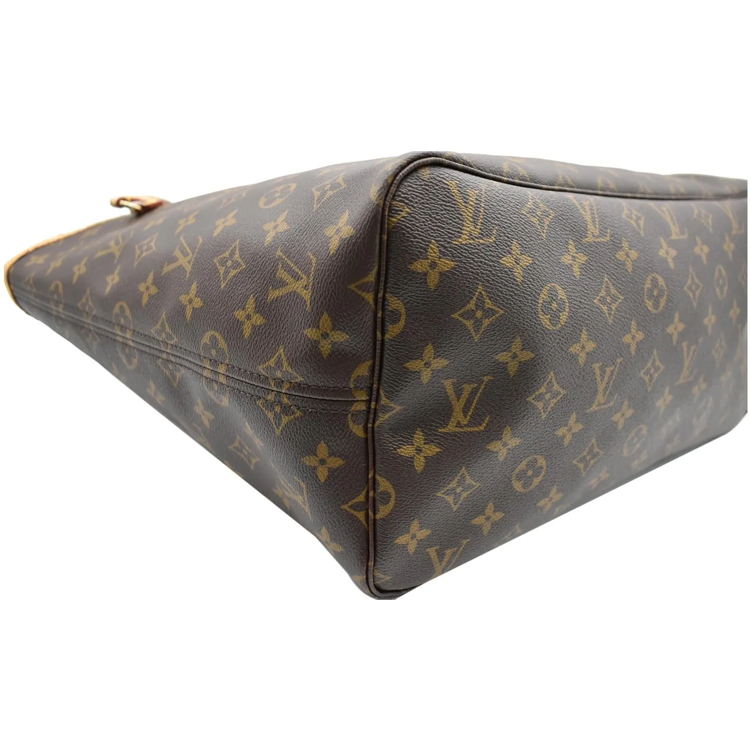 LOUIS VUITTON Neverfull GM Monogram Canvas Tote Bag Brown