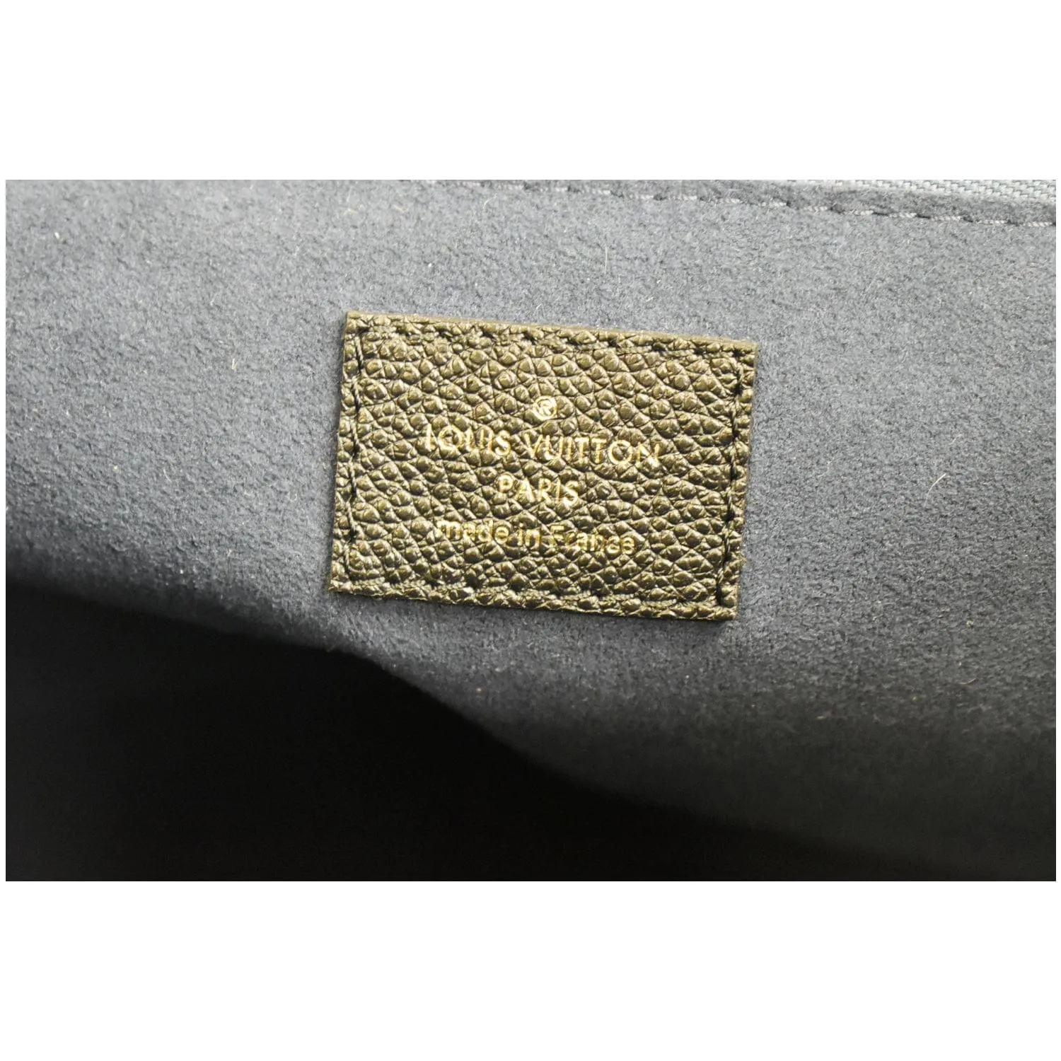 LOUIS VUITTON Neverfull MM Monogram Empreinte Tote Bag Black