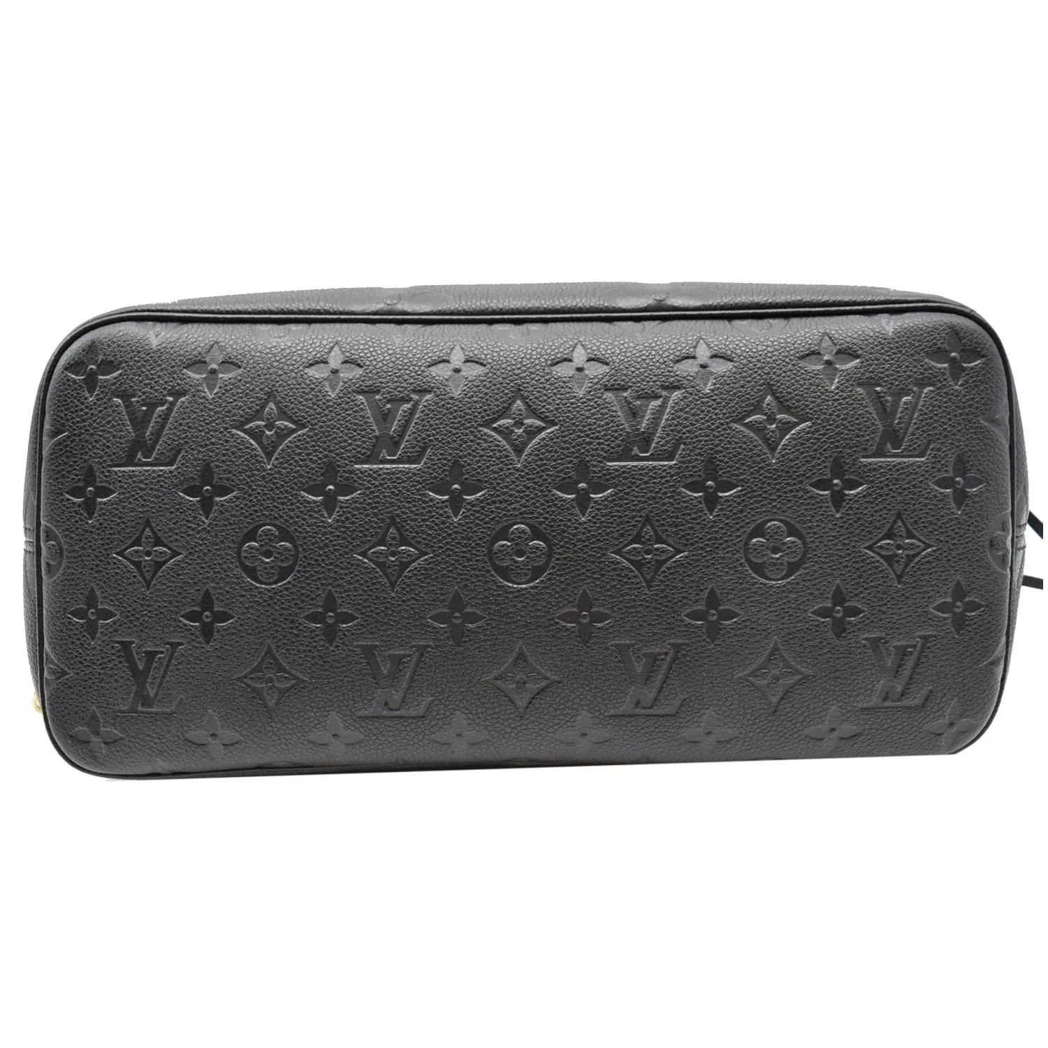 LOUIS VUITTON Neverfull MM Monogram Empreinte Tote Bag Black