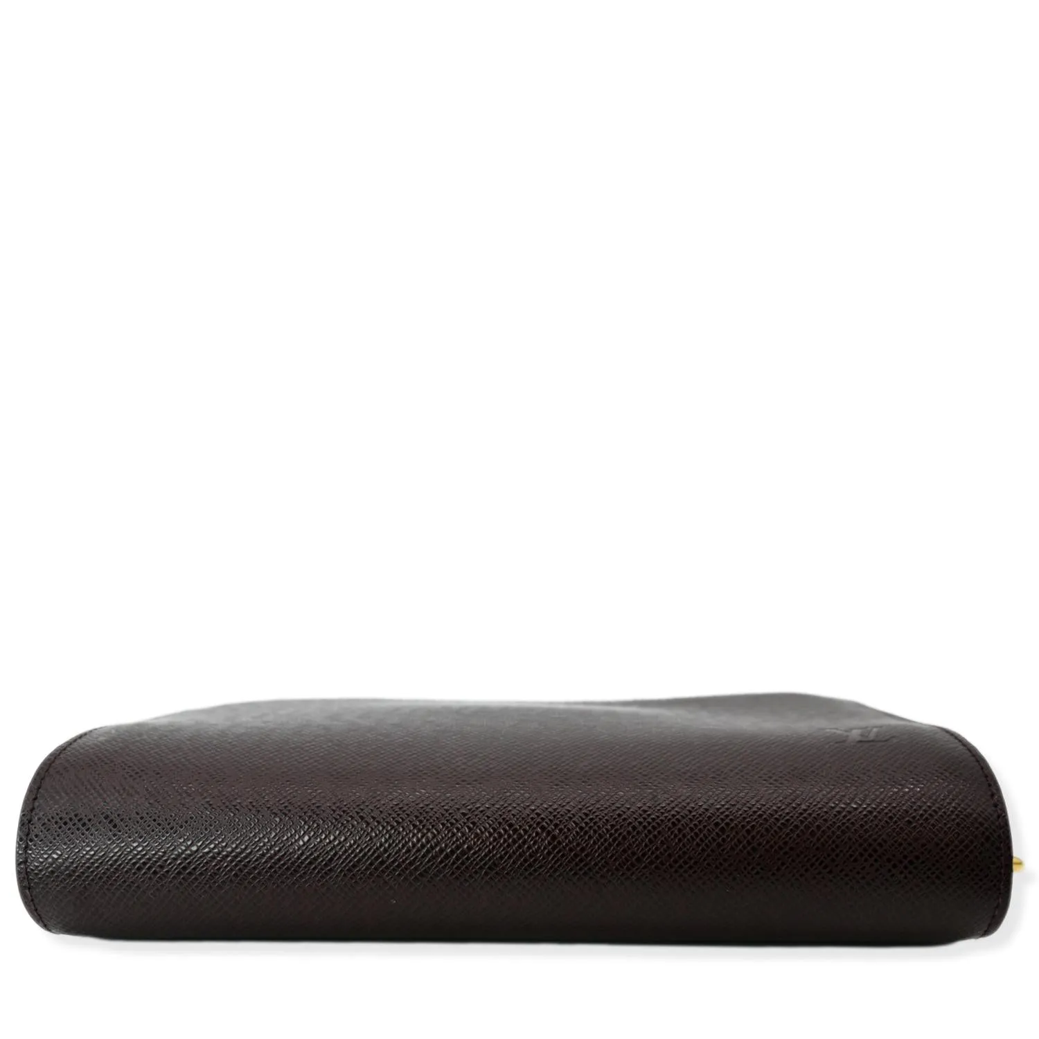 LOUIS VUITTON Orsay Taiga Leather Clutch Bag Purple