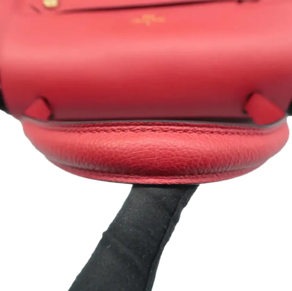 LOUIS VUITTON Trocadero Monogram Empreinte Shoulder Bag Cerise