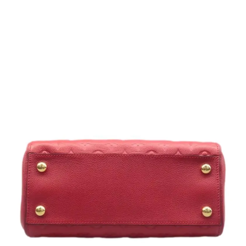 LOUIS VUITTON Trocadero Monogram Empreinte Shoulder Bag Cerise