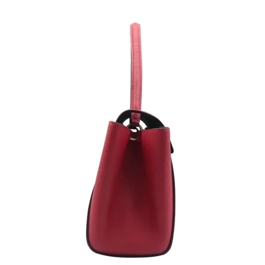 LOUIS VUITTON Trocadero Monogram Empreinte Shoulder Bag Cerise