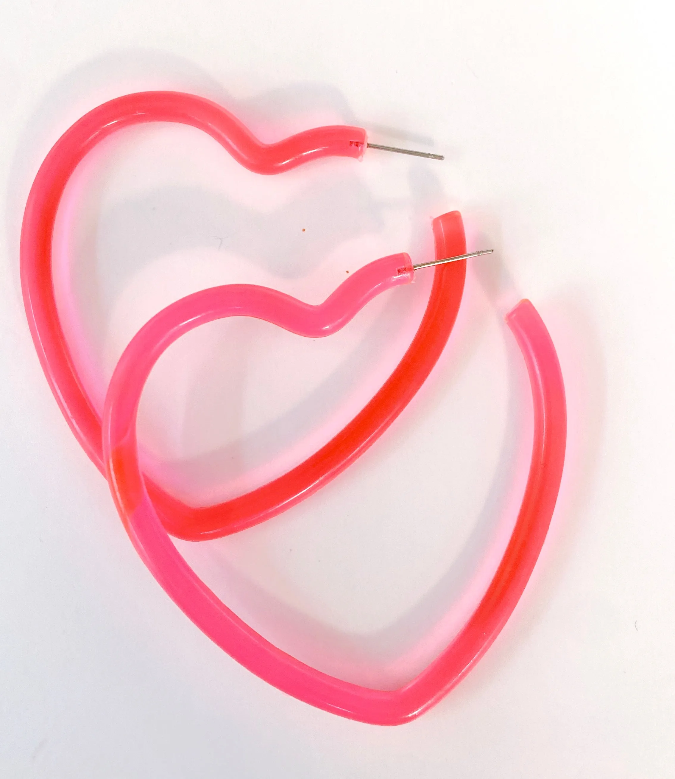 LOVE BUG ACRYLIC HOOPS