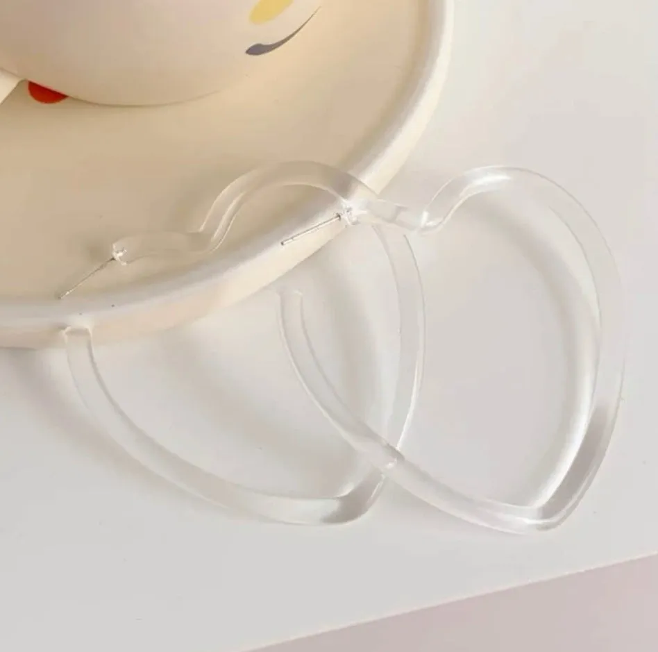 LOVE BUG ACRYLIC HOOPS