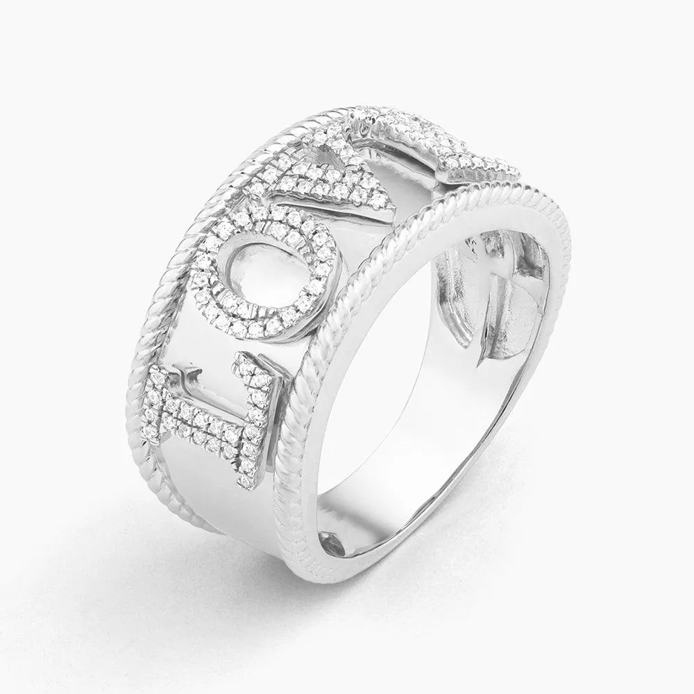 LOVE Statement Ring