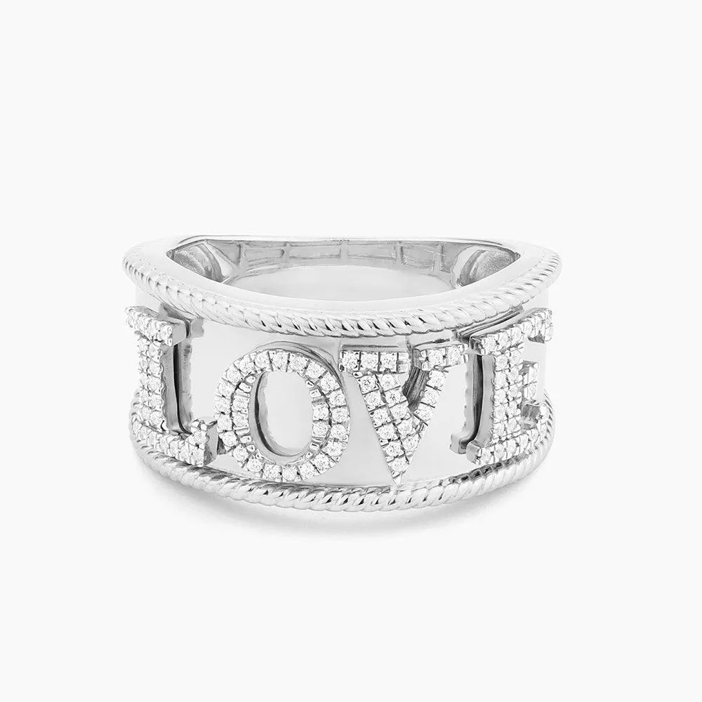LOVE Statement Ring