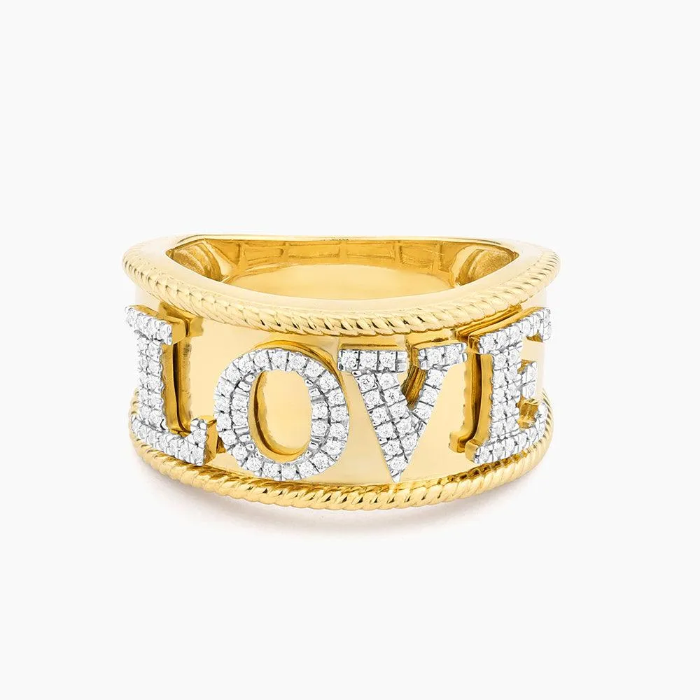 LOVE Statement Ring