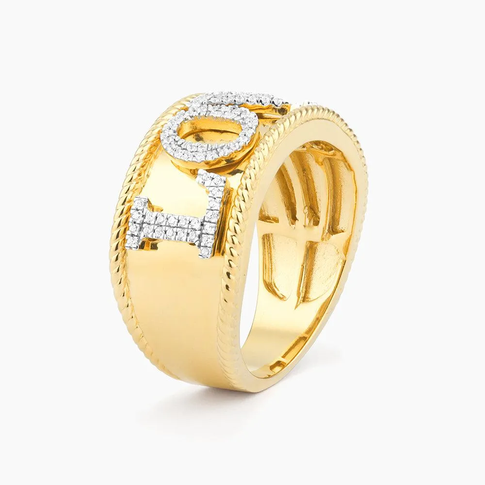 LOVE Statement Ring