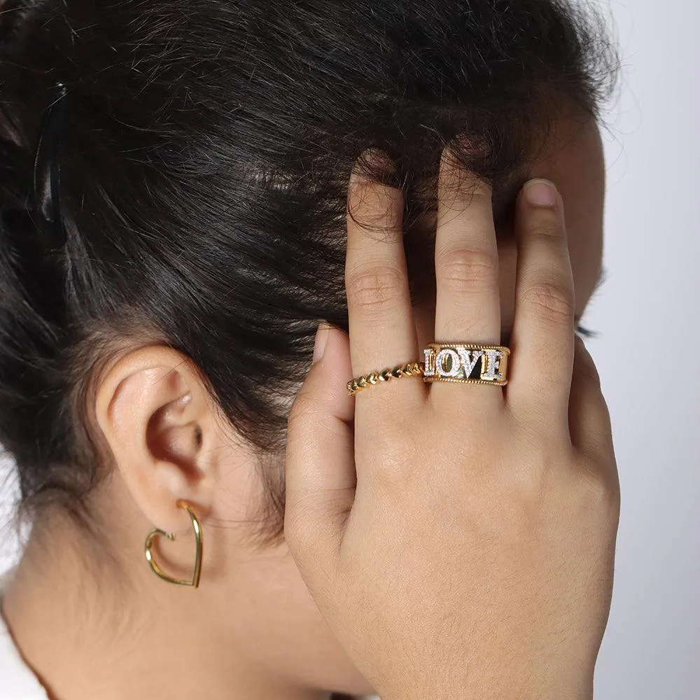 LOVE Statement Ring