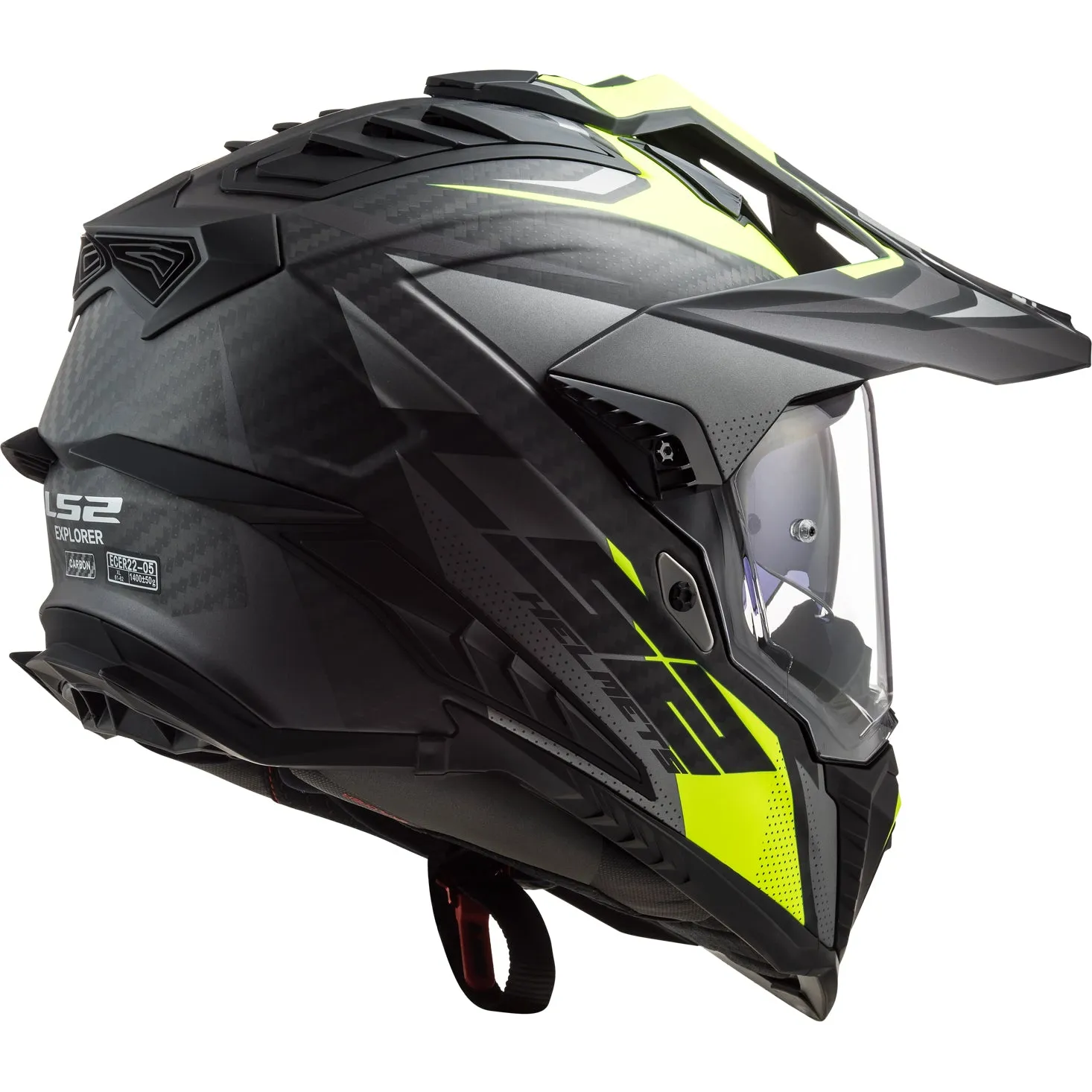 LS2 Helmets Explorer C Focus Motorcycle Dual Sport Helmet