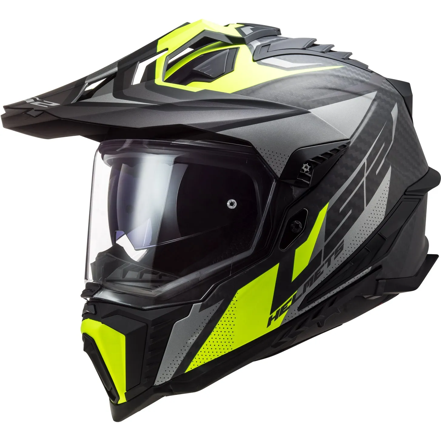 LS2 Helmets Explorer C Focus Motorcycle Dual Sport Helmet