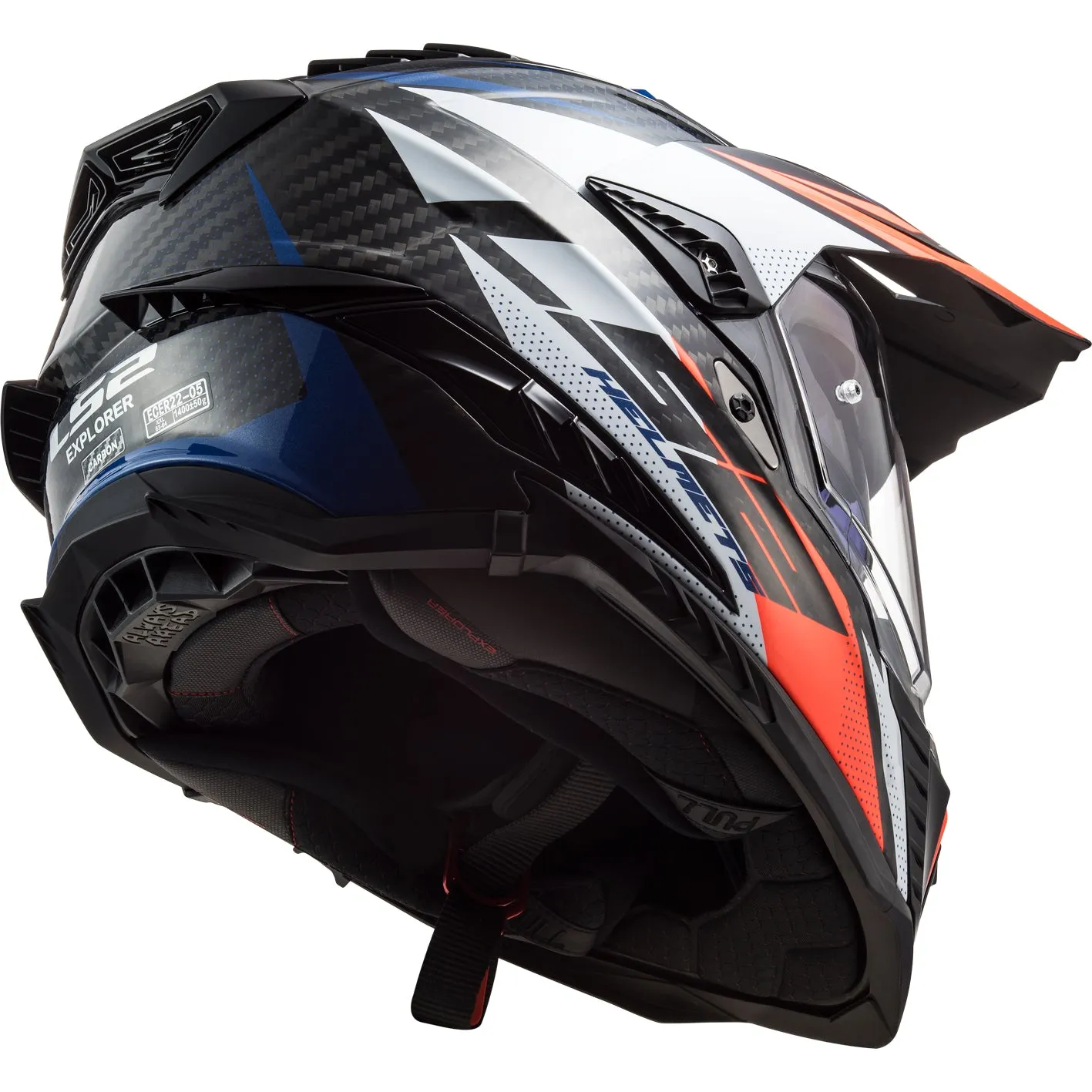 LS2 Helmets Explorer C Focus Motorcycle Dual Sport Helmet