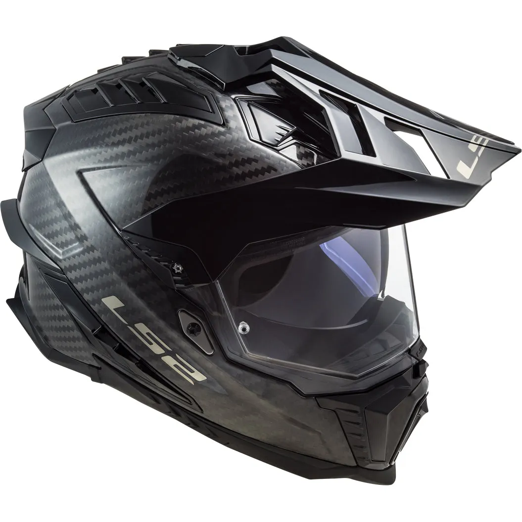 LS2 Helmets Explorer C Solid Motorcycle Dual Sport Helmet