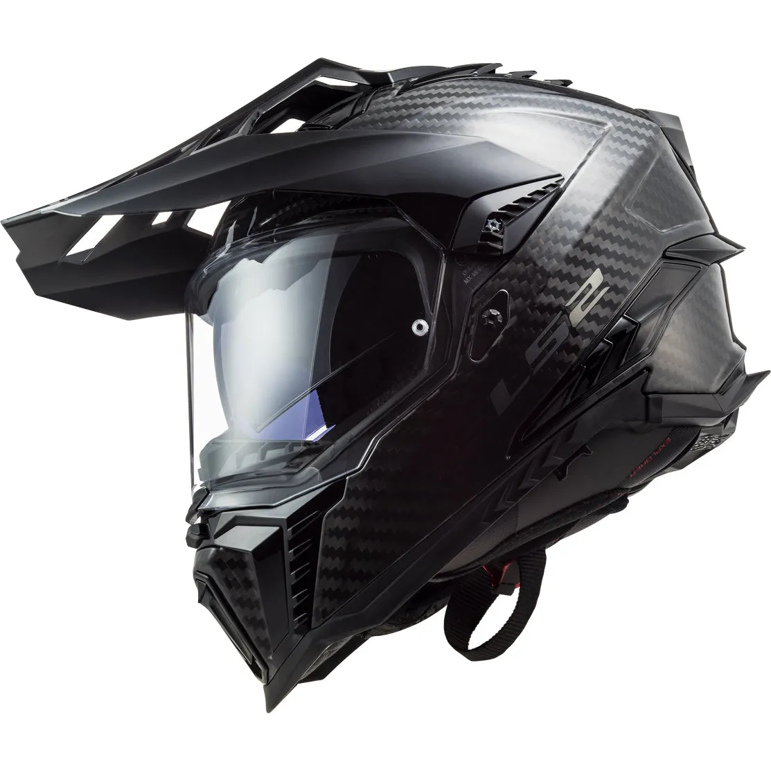 LS2 Helmets Explorer C Solid Motorcycle Dual Sport Helmet