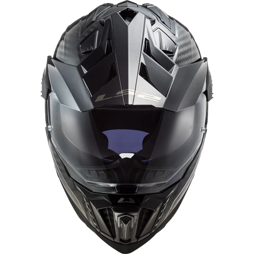 LS2 Helmets Explorer C Solid Motorcycle Dual Sport Helmet